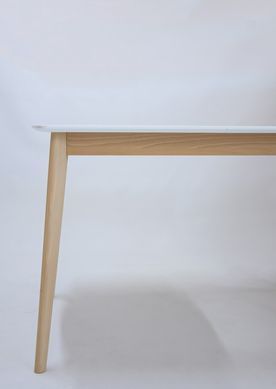Стіл розкладний EXEN II Intarsio 120(160)x80 Білий фотографія