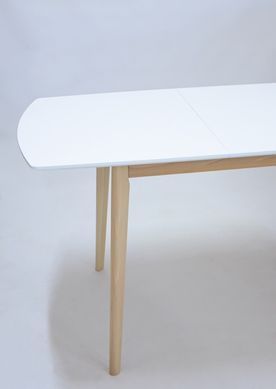 Стіл розкладний EXEN II Intarsio 120(160)x80 Білий фотографія