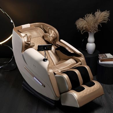 Массажное кресло MEBEL ELITE VX MAX экокожа Бежевый фотография