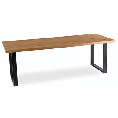 Стол раскладной MEBEL ELITE TOMAS 130(230)х95 см Орех/черный фотография