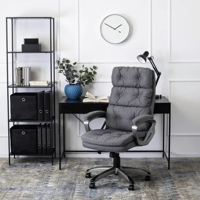 Стул офисный вращающийся MEBEL ELITE STRATO 2 Ткань Серый фотография