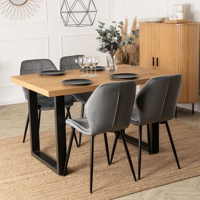 Стол раскладной MEBEL ELITE TOMAS 130(230)х95 см Орех/черный фотография