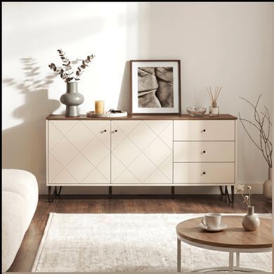 Комод MEBEL ELITE BACARDI 183 Кашемир фотография