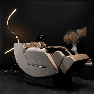 Массажное кресло MEBEL ELITE VX MAX экокожа Бежевый фотография