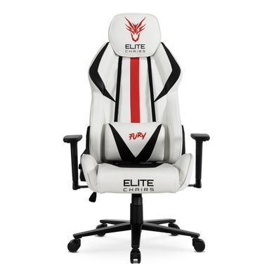 Стілець офісний поворотний MEBEL ELITE FURY Білий фотографія