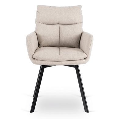 Стул поворотный MEBEL ELITE CORTADO Velvet Беж фотография