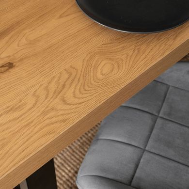 Стол раскладной MEBEL ELITE TOMAS 130(230)х95 см Орех/черный фотография