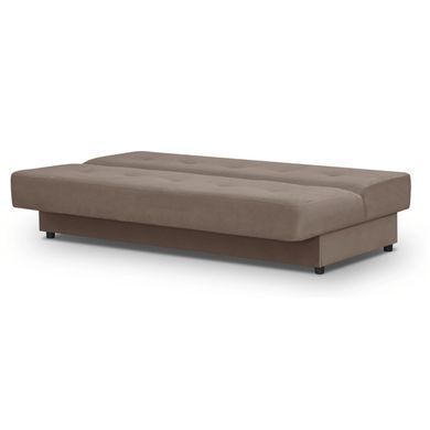 Диван розкладний MEBEL ELITE ARUBA 188 см Коричневий фотографія