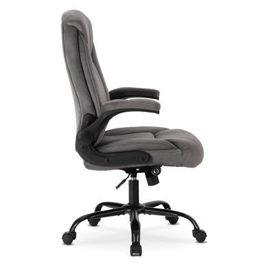 Стілець офісний поворотний MEBEL ELITE COMFORT Сірий фотографія
