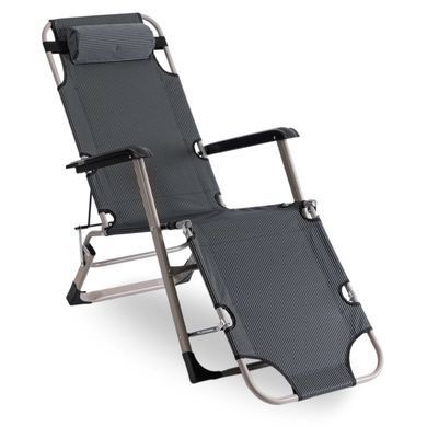 Шезлонг EDISON MEBEL ELITE Сірий