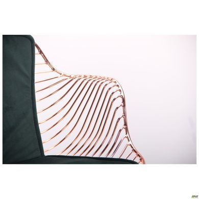 Крісло Ibis rose gold AMF Темно Зелений / Золото фотографія