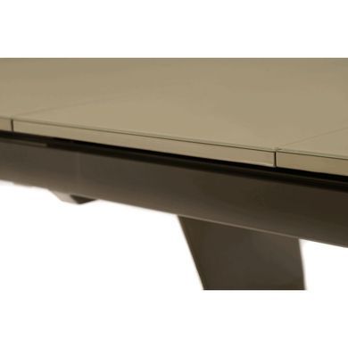 Стіл розкладний TML-545 VETRO 135(175)x85 Матовий Капучино фотографія