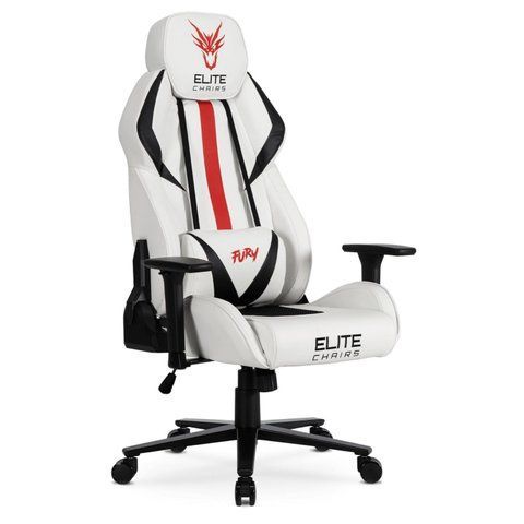 Стул офисный поворотный MEBEL ELITE FURY Белый фотография