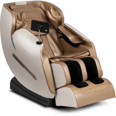 Массажное кресло MEBEL ELITE VX MAX экокожа Бежевый фотография
