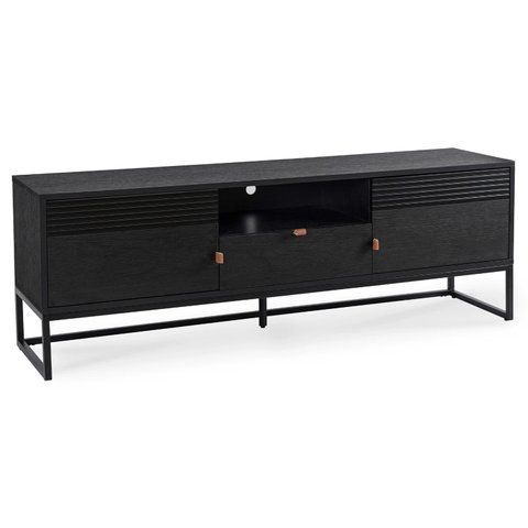 ТВ Тумба MEBEL ELITE GARDA 160 Черный фотография