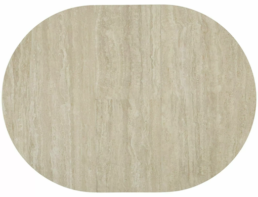 Стіл Розкладний GASTON CERAMIC Signal 100(135)x100 Травертин бежевий/кашемір фотографія
