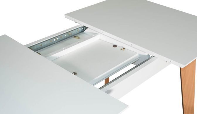Стіл Розкладний МІЛАН Prestol 118/156x80 Дуб/Білий фотографія