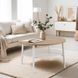 Журнальный столик MEBEL ELITE PAULO MAX 80x80 Дуб/белый