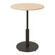Стол Ibiza R light Lovko 70x70 Черный металл/дуб
