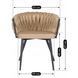 Стул бархатный MEBEL ELITE EMPOLI Velvet Бежевый