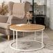 Журнальный столик ANN MAX MEBEL ELITE 80x80 Дуб