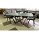 Стіл DALI CERAMIC Intarsio 180х90 Чорний Ефект Мармуру