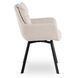 Стул поворотный MEBEL ELITE CORTADO Velvet Беж
