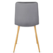Стул бархатный MEBEL ELITE FREDY Velvet, Серый