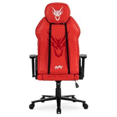 Стул офисный поворотный MEBEL ELITE FURY Красный фотография