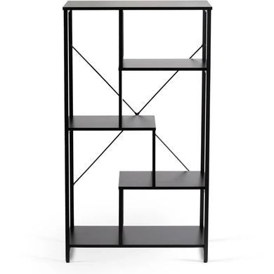 Стеллаж MEBEL ELITE TIM черный фотография