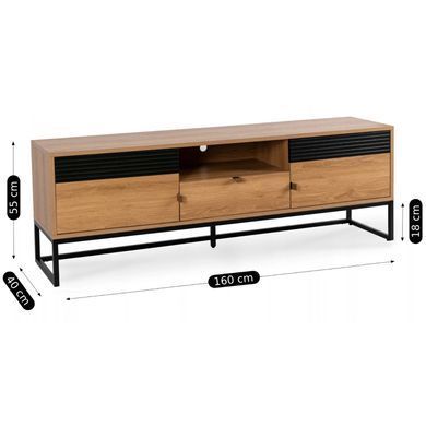 ТВ Тумба MEBEL ELITE GARDA 160 Дуб фотография