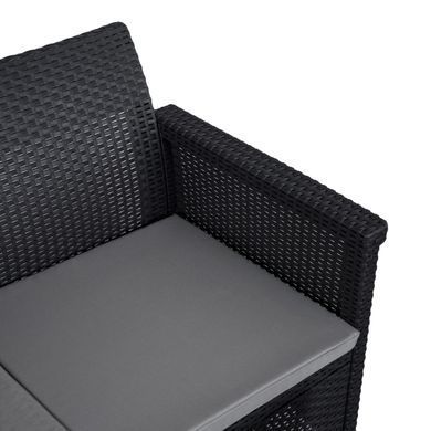 Комплект садових меблів MEBEL ELITE SAVIO Чорний