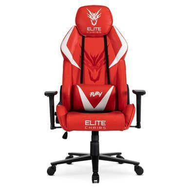 Стул офисный поворотный MEBEL ELITE FURY Красный фотография
