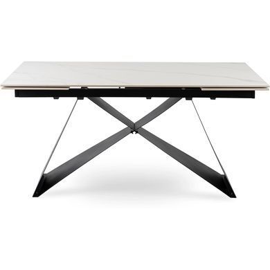 Стол раскладной MEBEL ELITE VICTOR 160(240)х90 см Белый/ черный фотография