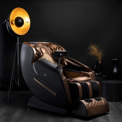 Массажное креслоMEBEL ELITE VX MAX экокожа Коричневый фотография