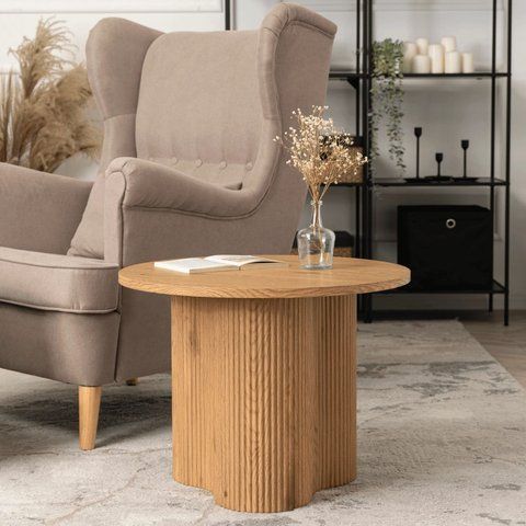 Журнальний столик ARION MEBEL ELITE 60x60 Дуб фотографія