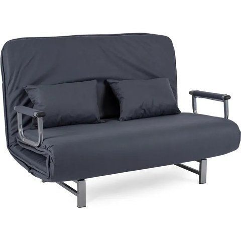 Диван раскладной MEBEL ELITE DARK 2 ткань Серый фотография