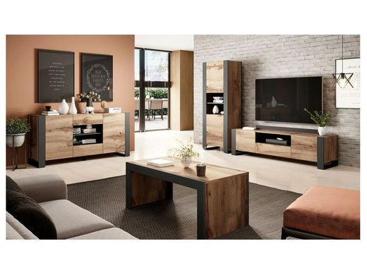Комод WOOD Cama Дуб Вотан / Антрацит фотография
