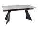 Стіл Обідній LACONI 160(220)x90 Signal Білий / Чорний