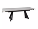 Стіл Обідній LACONI 160(220)x90 Signal Білий / Чорний