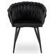 Стул бархатный MEBEL ELITE ELENA Velvet Черный