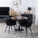 Стул бархатный MEBEL ELITE ELENA Velvet Черный