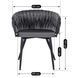 Стілець оксамитовий MEBEL ELITE EMPOLI Velvet Сірий