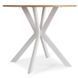 Стол MEBEL ELITE LAUREN 90X90 дуб золотой/белый