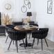 Стул бархатный MEBEL ELITE ELENA Velvet Черный