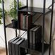 Стеллаж MEBEL ELITE TIM черный