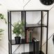 Стеллаж MEBEL ELITE TIM черный