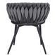 Стілець оксамитовий MEBEL ELITE EMPOLI Velvet Сірий