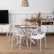 Стол MEBEL ELITE LAUREN 90X90 дуб золотой/белый