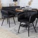 Стул бархатный MEBEL ELITE ELENA Velvet Черный